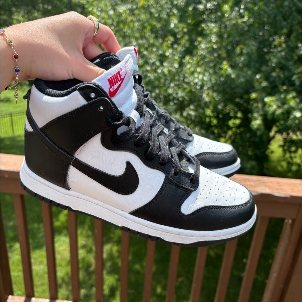 Nike Black and White Dunk Sneakers